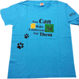 Make A Difference Blue T-Shirt