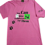 Make A Difference Pink T-Shirt